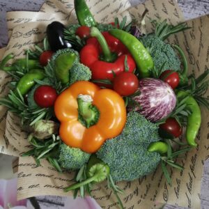 Мужской подарочный поздравительный букет съедобный вкусный Веган 2