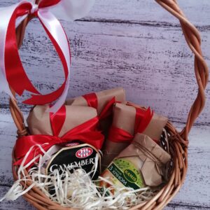 Корзина продуктовая подарочная поздравительная съедобная вкусная Презент