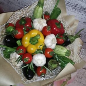 Мужской подарочный поздравительный букет съедобный вкусный Веган